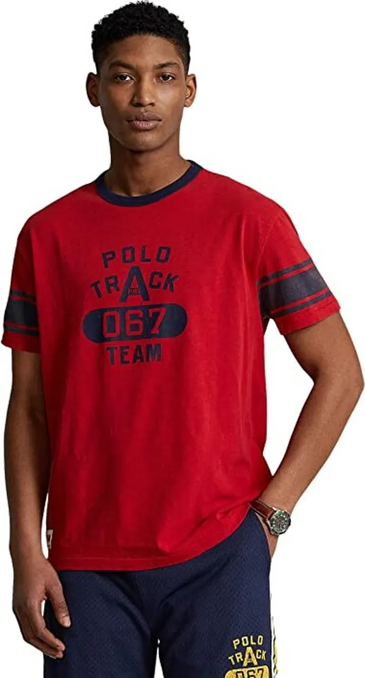Polo Ralph Lauren Classic Fit Logo Jersey T-Shirt (RL 2000 Red) Men's Clothing