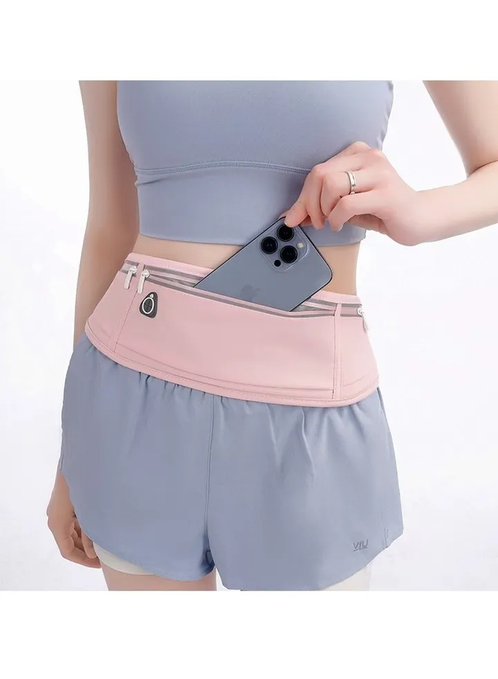 M MIAOYAN Sports waist bag running mobile phone bag men and women outdoor equipment waterproof invisible mini belt bag