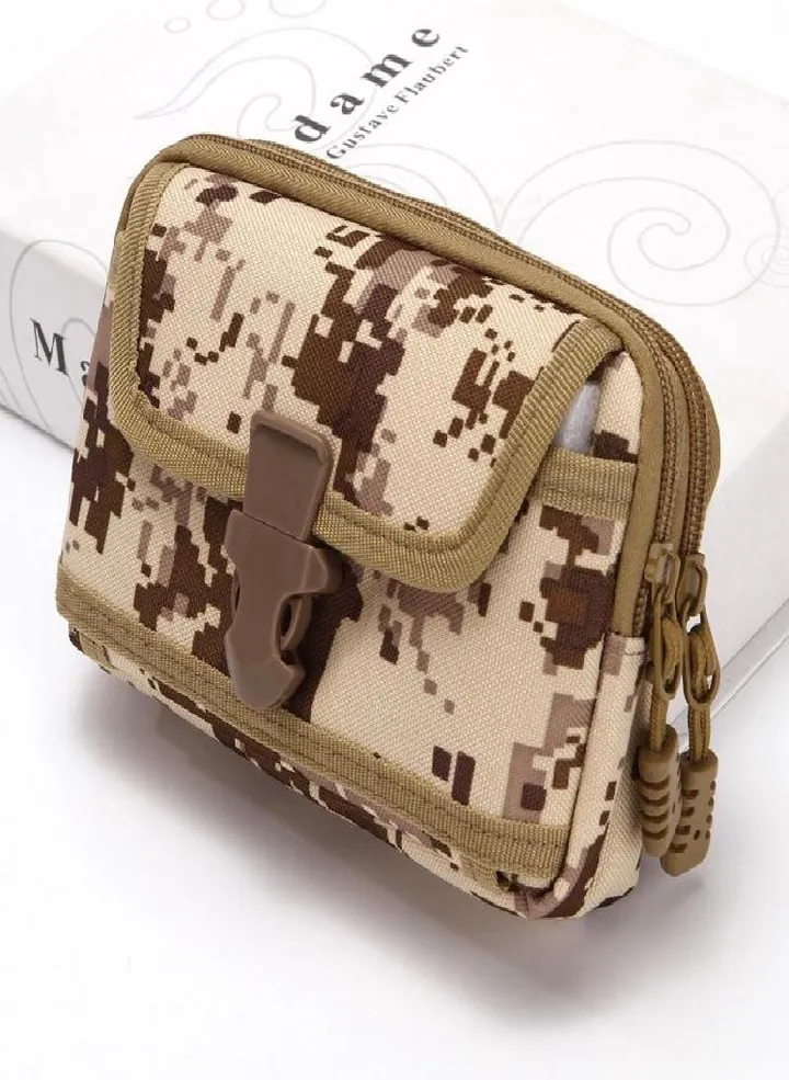 Tactical Coin Purse Casual Waist Fanny Packs Waterproof Pouch Waist Packs for 6.5 Inch Phone Pouch Bag