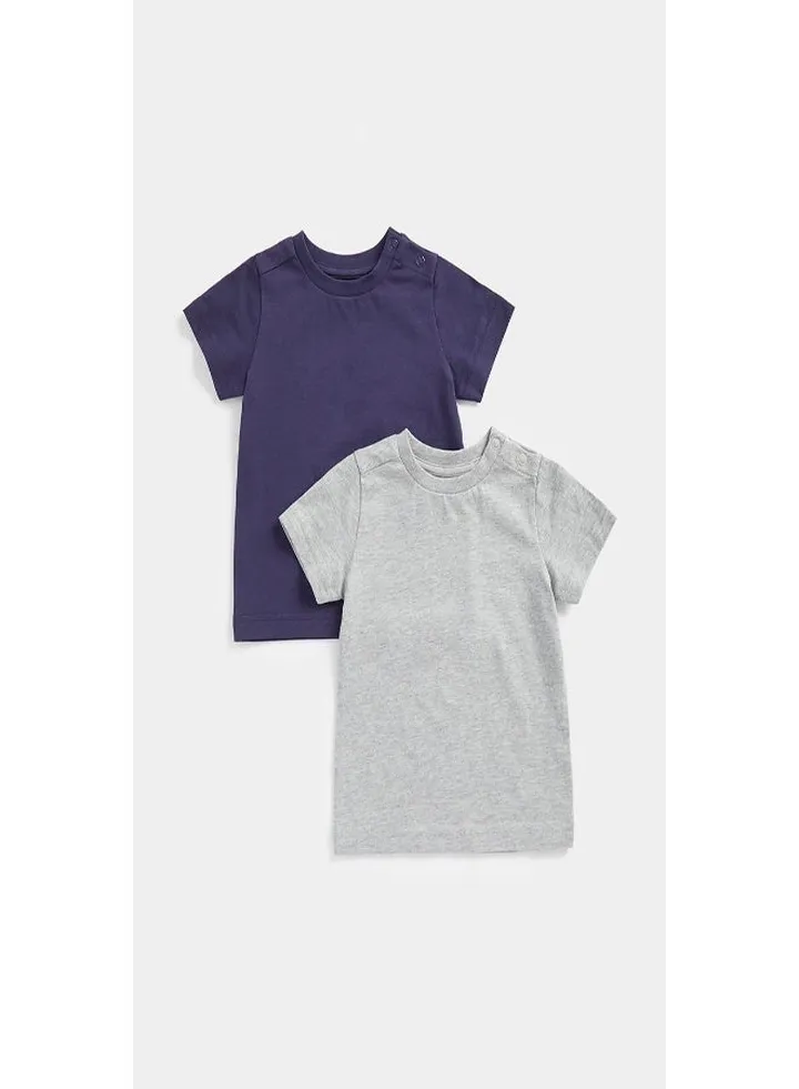 Navy and Grey T Shirts 2 Pack