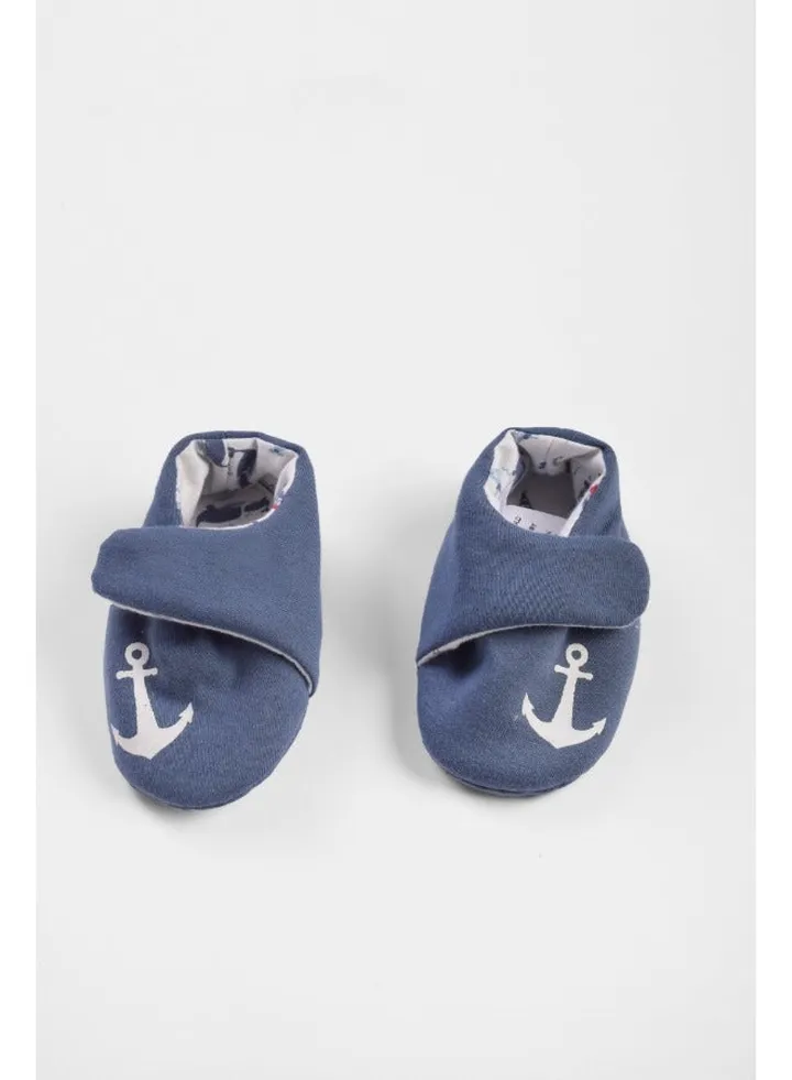 Baby Boys Printed Slippers P/2