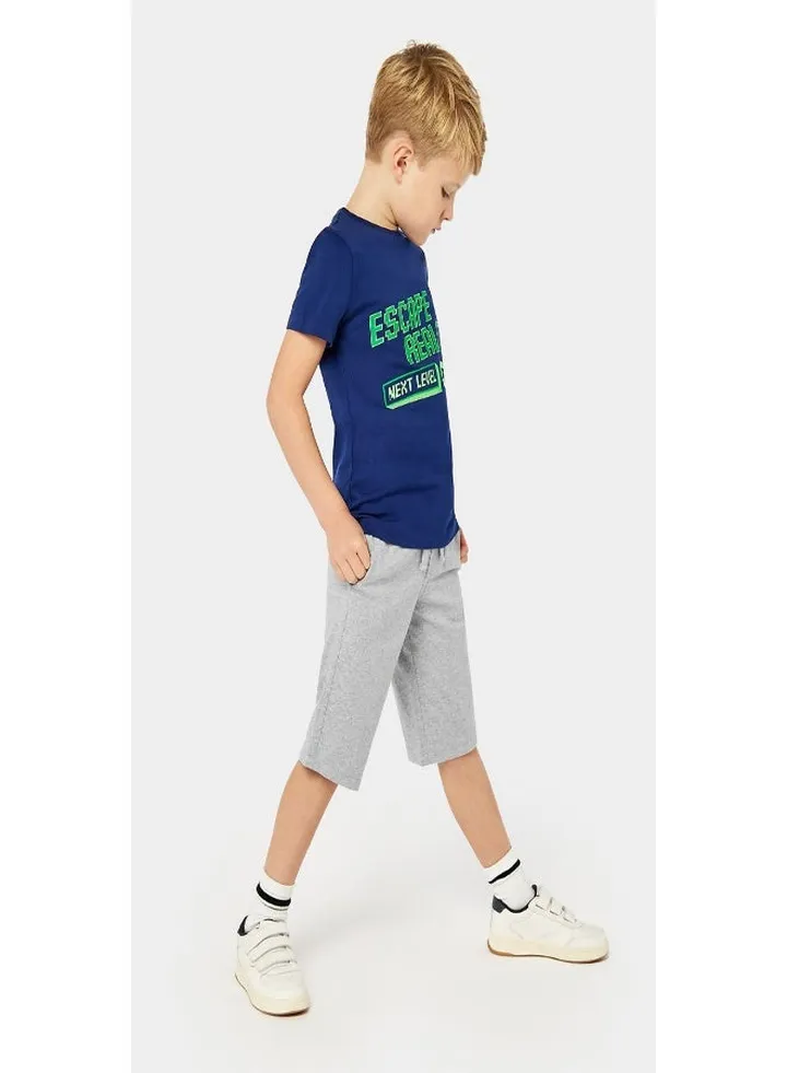 Grey and Navy Jersey Shorts 2 Pack
