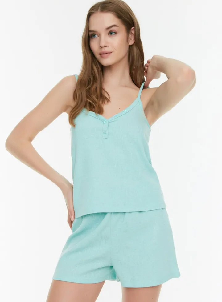 Cami Knitted Top & Shorts Set