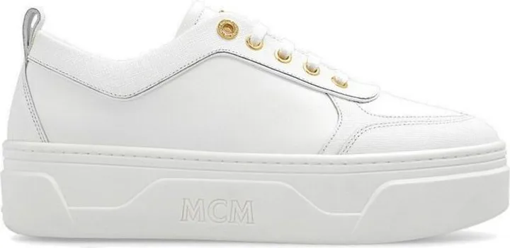 MCM Skyward Platform Lace-Up Sneakers