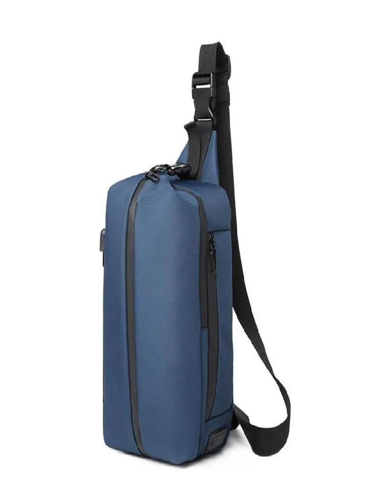 OZUKO Sports Tide Brand Waist Bag Leisure Waterproof Inclined Backpack Oxford Cloth Men's Chest Bag Waist Bag
