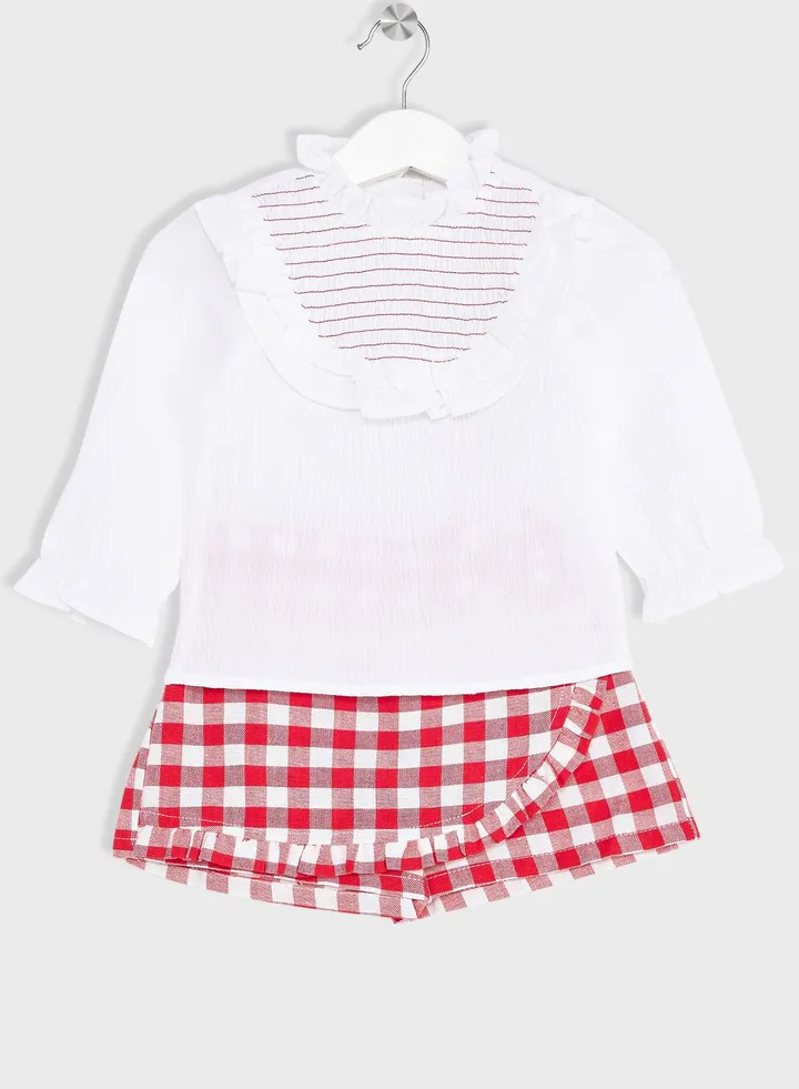 Nauti Nati Girls Red Clothing Set