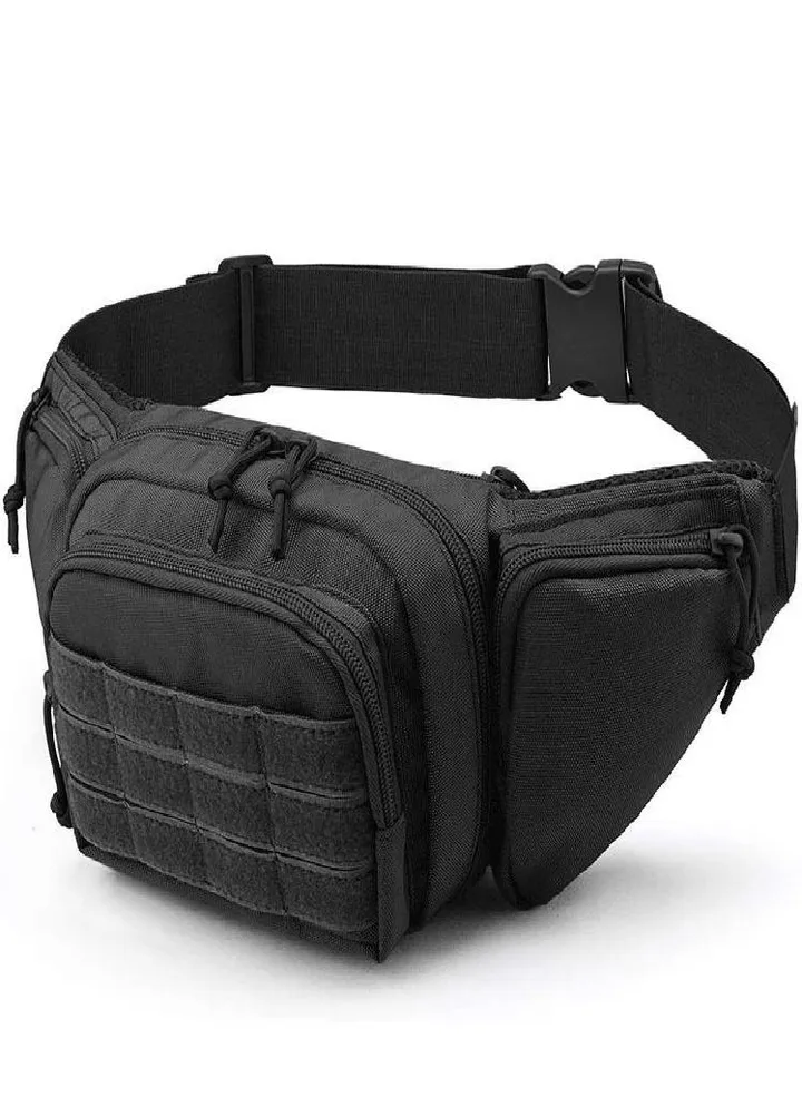 Men Waist Bag Pack Purse Casual Large Phone Belt Bag Pouch Women's Tactical Canvas Travel Phone Bag Fanny Banana Bag Hip 3 Pockets