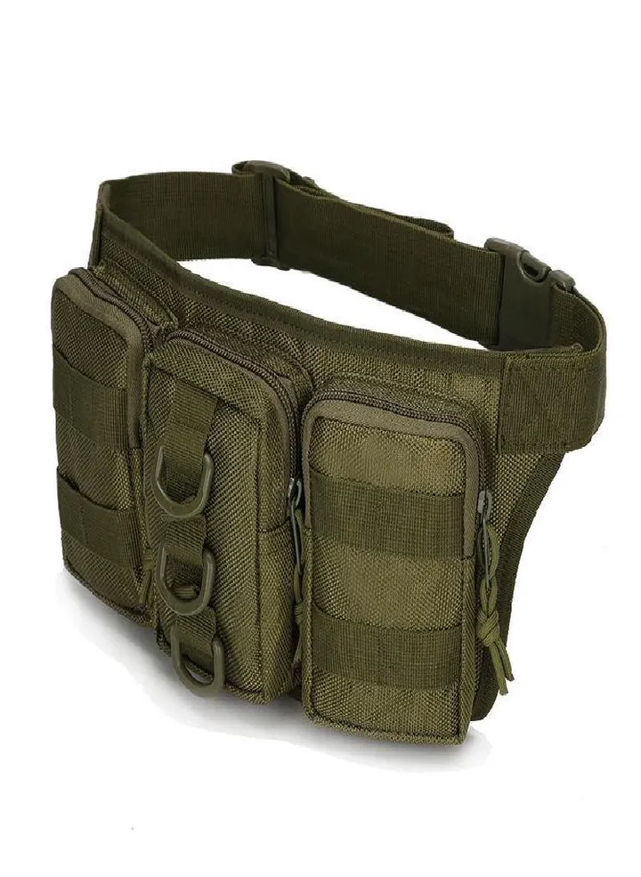 Scione Tactical Molle Waist Military Caouflage Outdoor Waterproof Travel Camping Hiking Running Bag