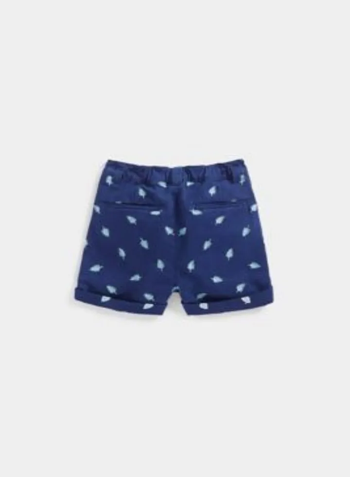 Chino Embroidered Shorts