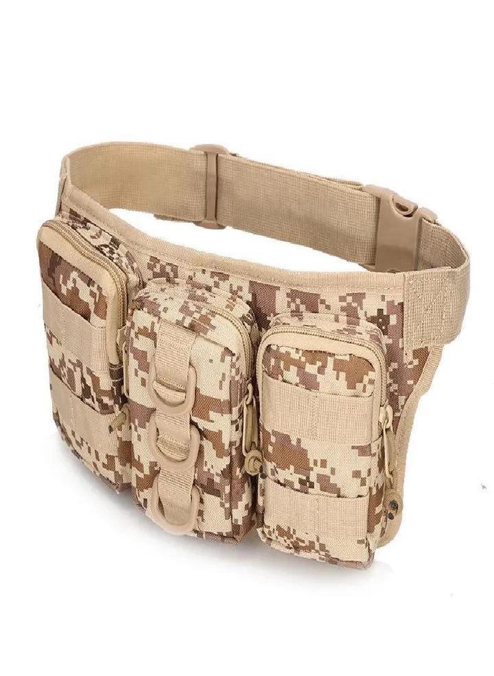 Scione Tactical Molle Waist Military Caouflage Outdoor Waterproof Travel Camping Hiking Running Bag