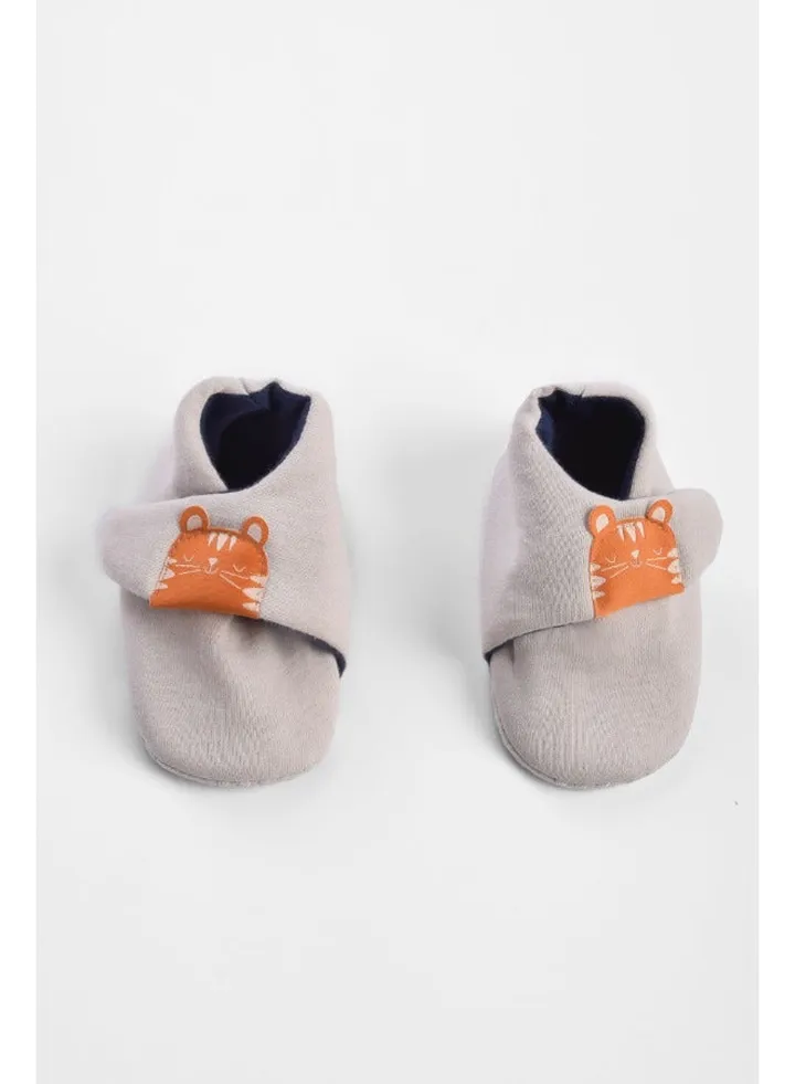 Baby Boys Printed Slippers P/2