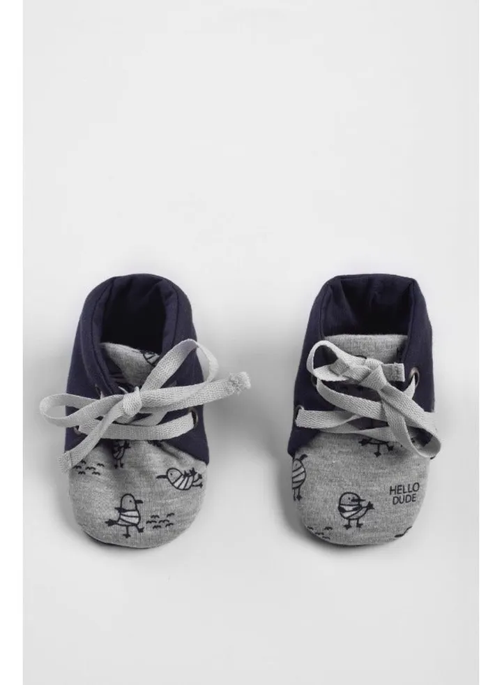 Baby Boys Printed Slippers P/2