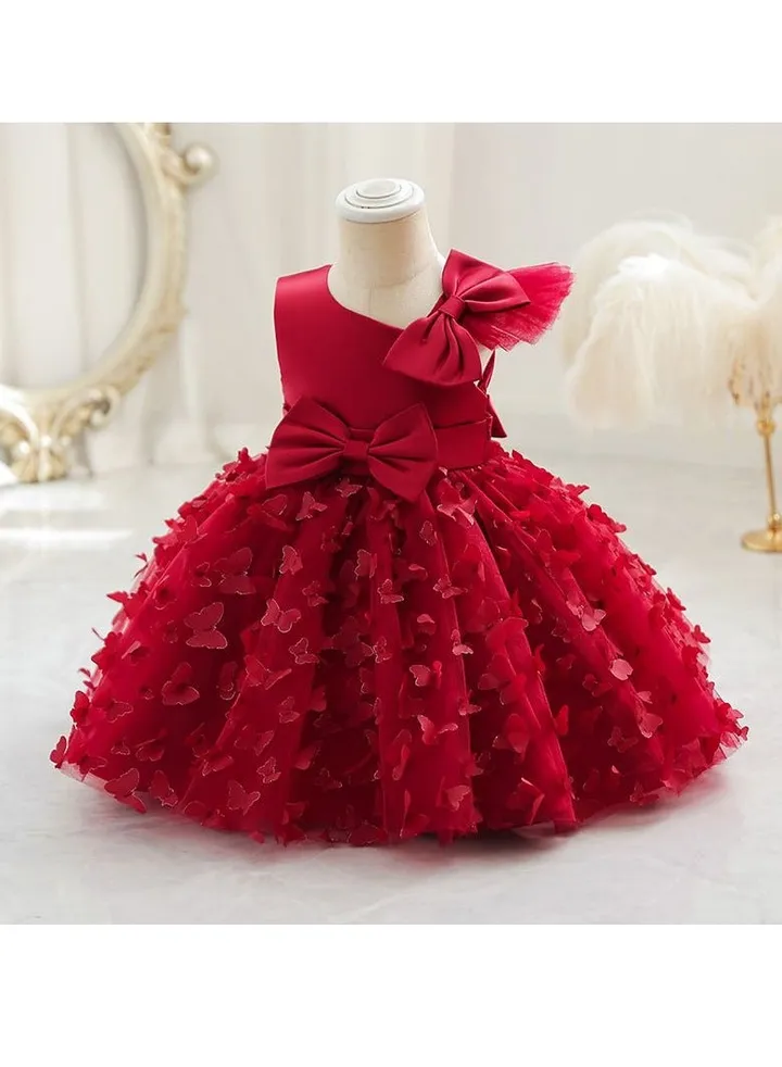New Girls' Puffy Dress Birthday Dress Dress