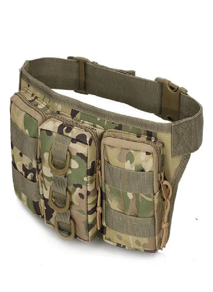 Scione Tactical Molle Waist Military Caouflage Outdoor Waterproof Travel Camping Hiking Running Bag