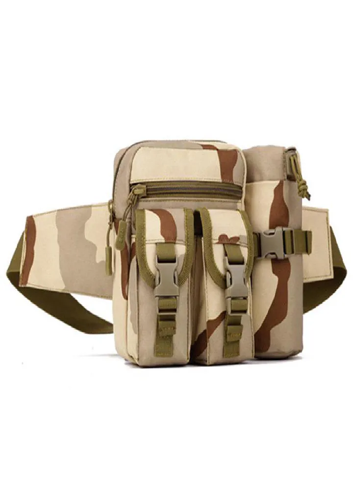 Military Tactical Waist Molle Travel Outdoor Camping Hiking EDC Nylon Hunting Bottle Tas Sports Bag