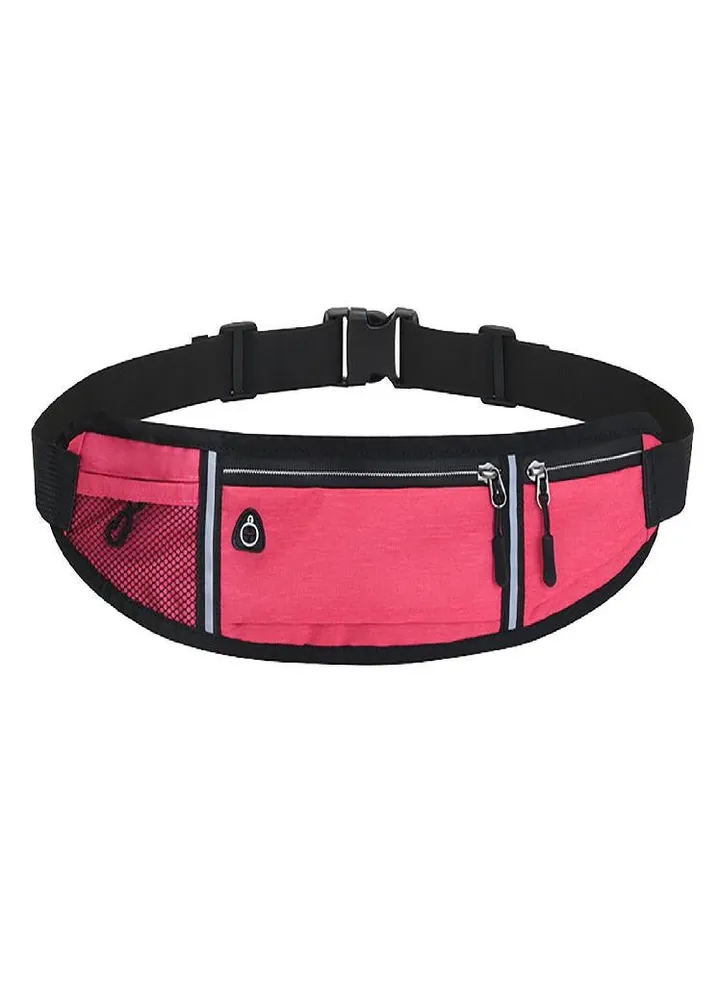 Unisex Running Waist Bag With Bottle Holder Sports Travel Portable Gym Bag