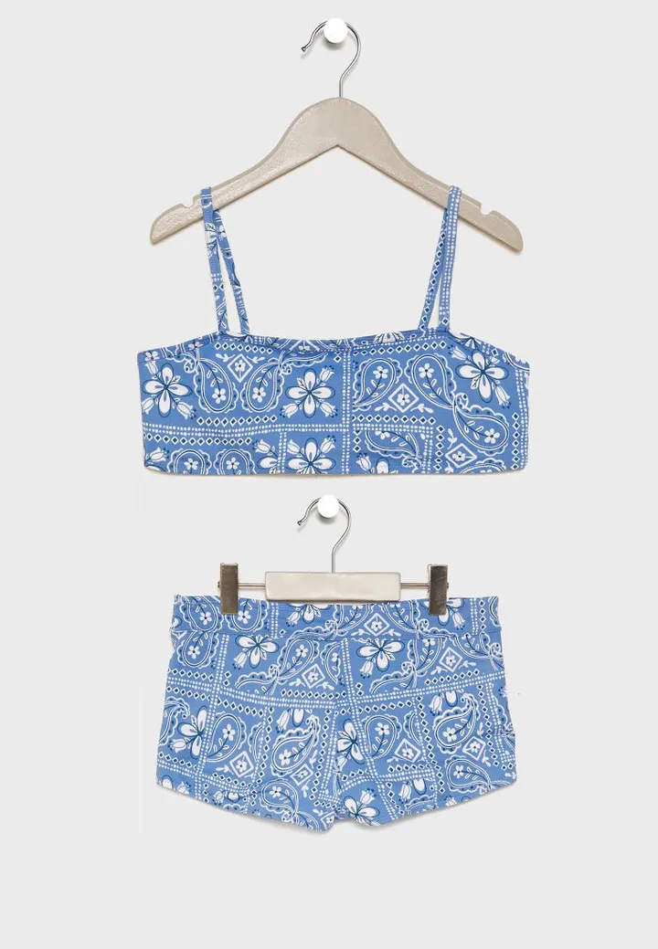 Kids Printed Bikini Set Prints