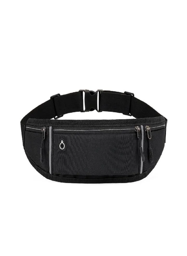 Sagit Unisex Running Waist Bag With Bottle Holder Sports Travel Portable Gym Bag