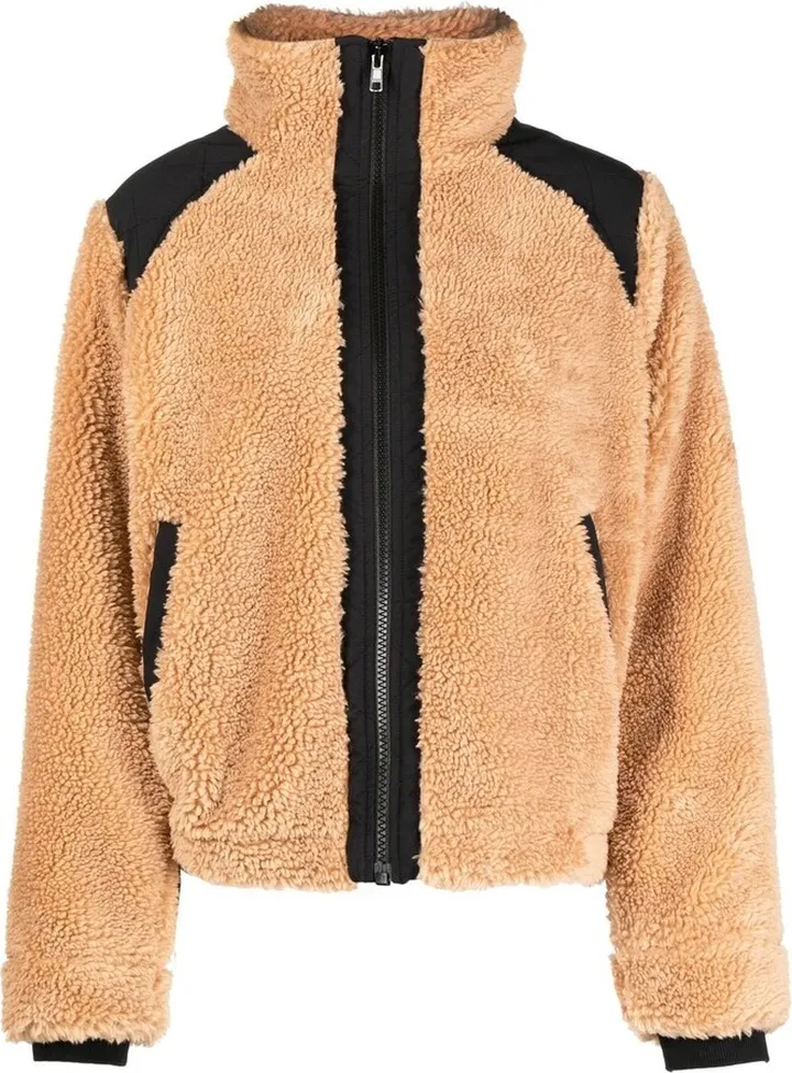 Faux-Shearling Zipped Jacket