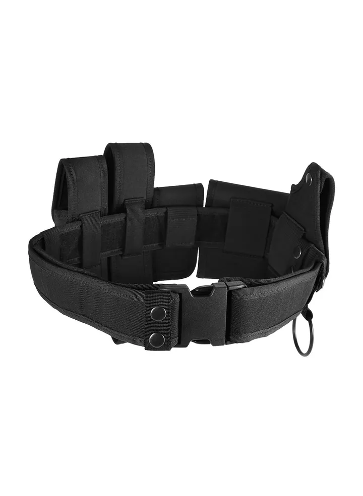 Outdoor Tactical Belt Law Enforcement Modular Equipment Police Security Military Duty Utility Belt with Pouches Holster Gear