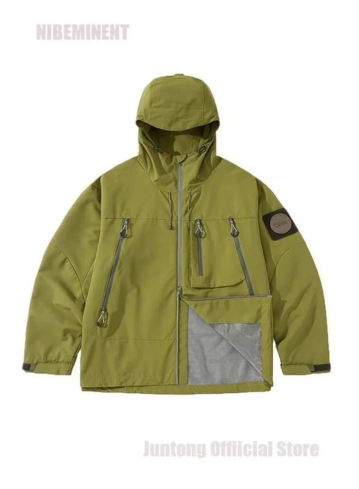Women's Hooded Sports Jacket Retro Green