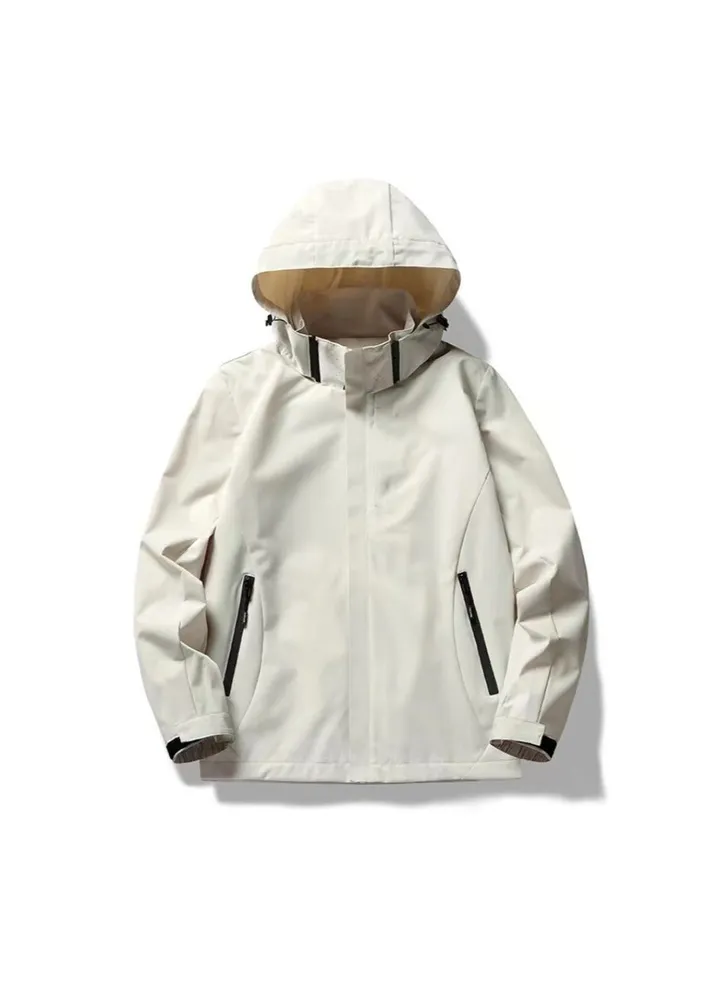New Detachable Hooded Waterproof Mountaineering Suit Outdoor Clothing
