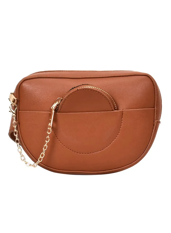 Leather Waistpack Brown