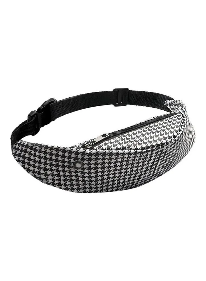 Printed Waist Bag Black/White