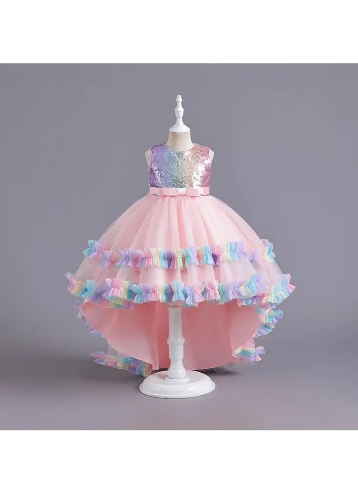 New Girls' Puffy Dress Birthday Dress Dress