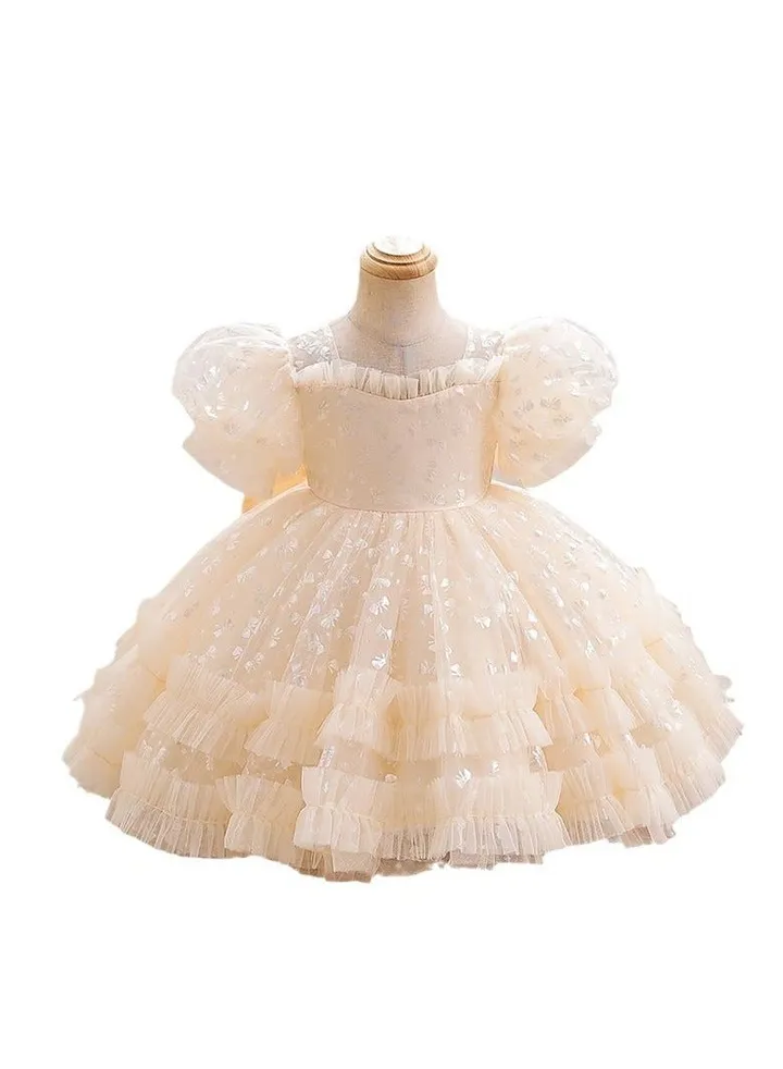 New Girls' Puffy Dress Birthday Dress Dress
