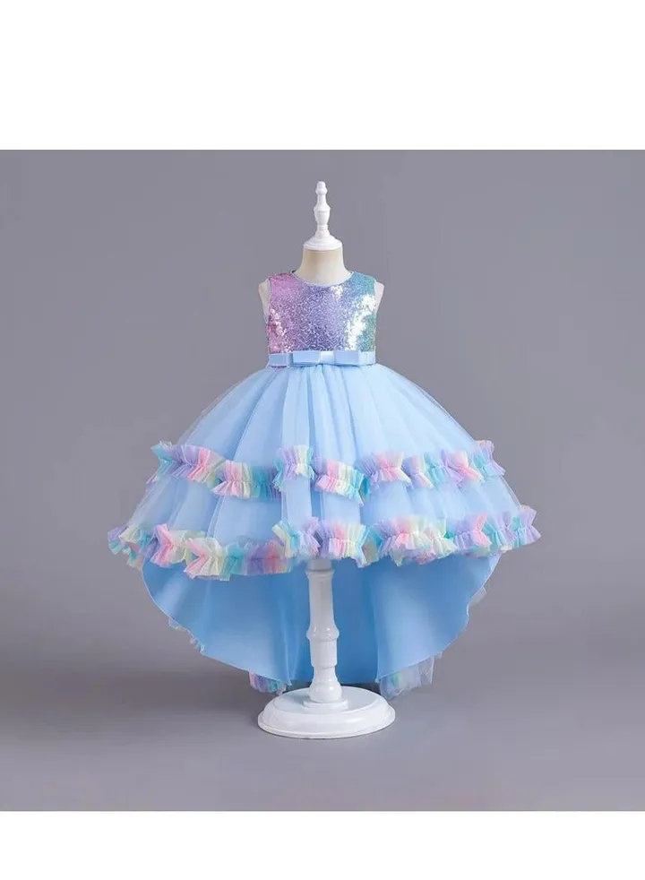 New Girls' Puffy Dress Birthday Dress Dress