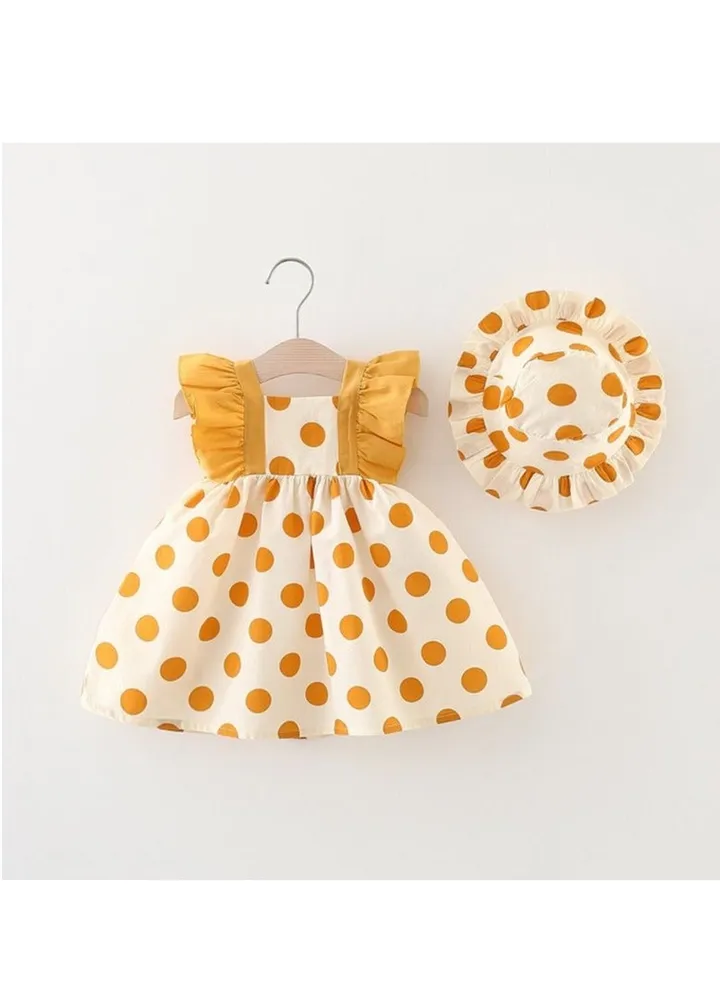 New Children's Fashionable Sling Dress Cute Dress Children's Fashion Sling Dress Gift Hat
