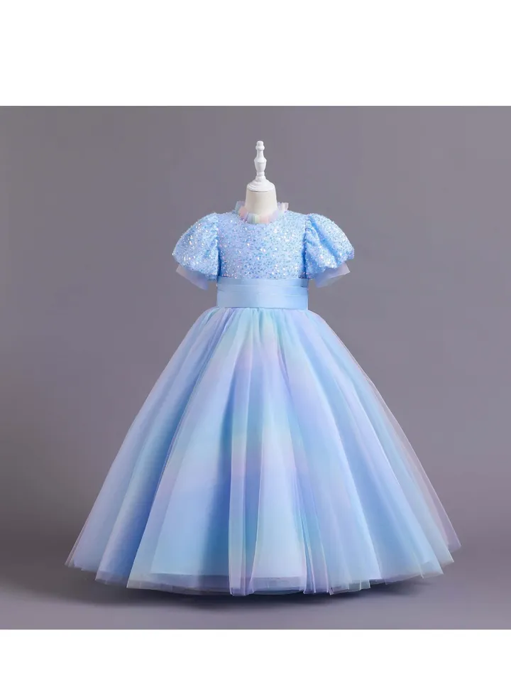 New Girls' Puffy Dress Birthday Dress Dress