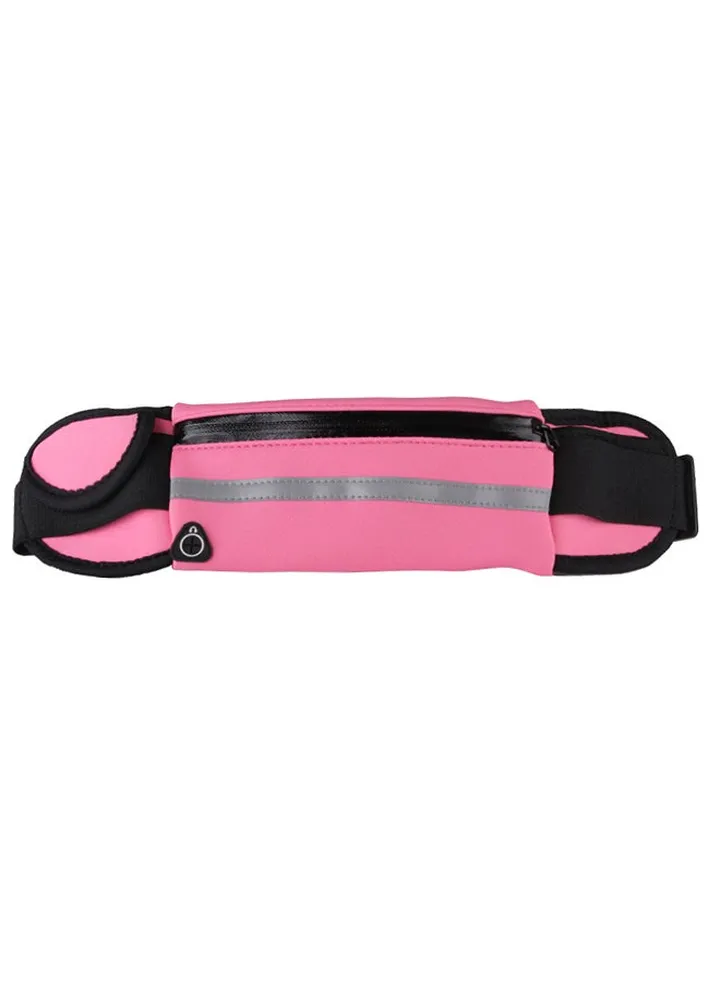 Stylish Waist Belt Bag Pink/Black