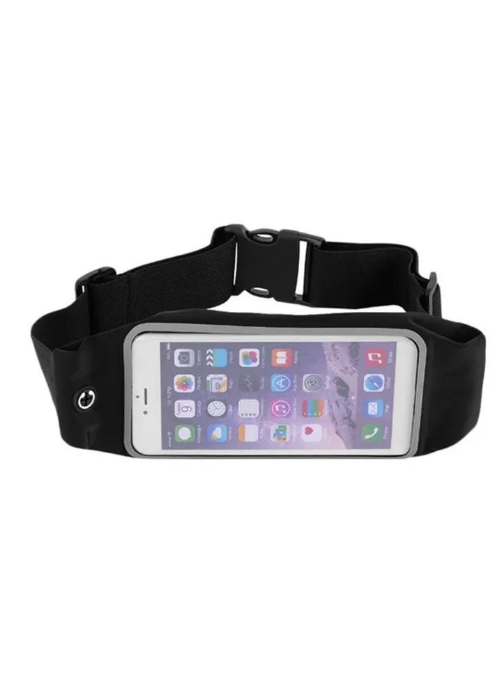 Waterproof Sports Waist Bag Black