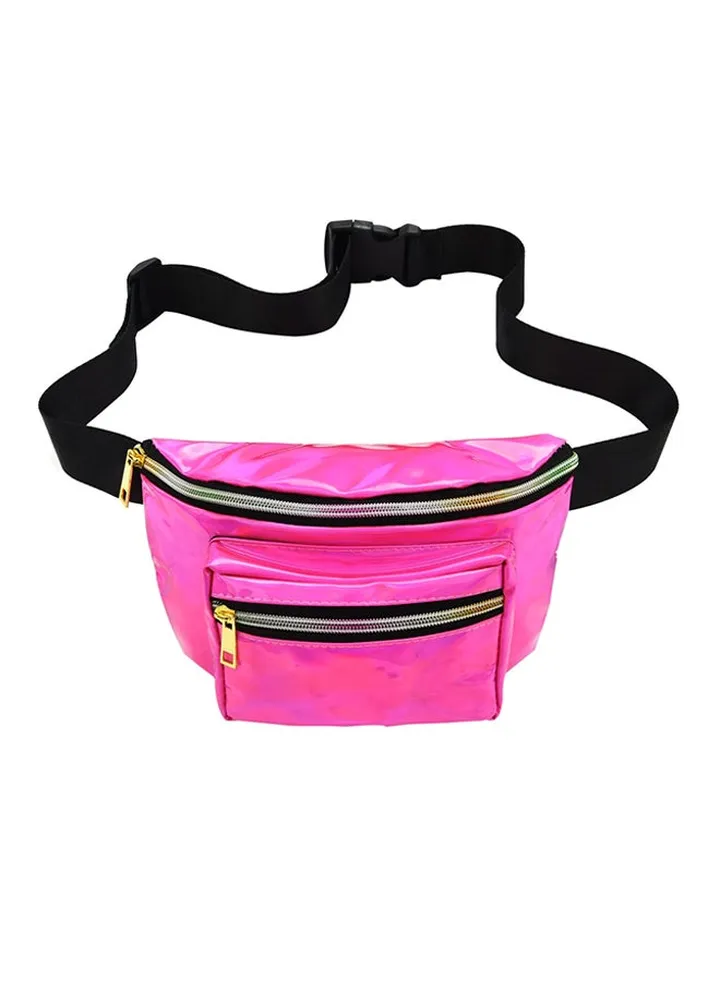 Outdoor Reflector Laser Waistpack Hot Pink/Black