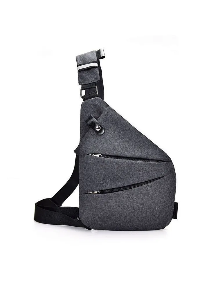 Men's Canvas Chest Bag Messenger Sports Waist Bag