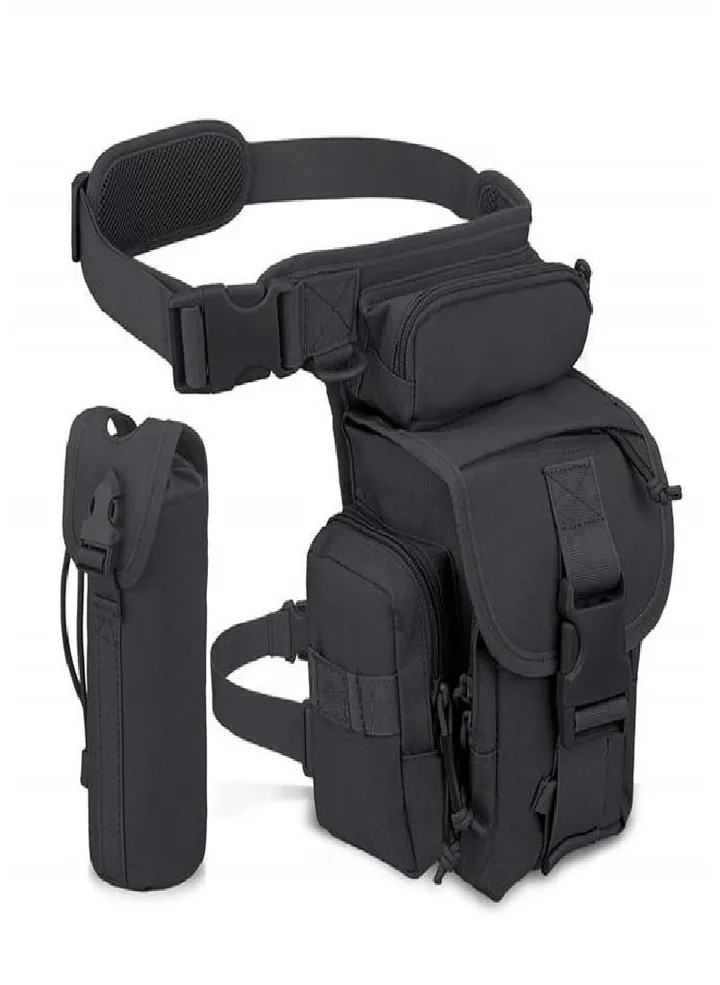 Military Tactical Drop Leg Bag for Men Thigh Pack Pouch Multifunctional Outdoor Hiking Thigh Bag