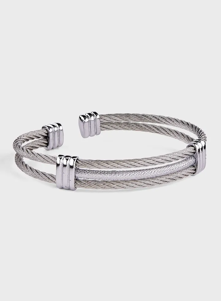 Casual Metal Cuff Bracelet