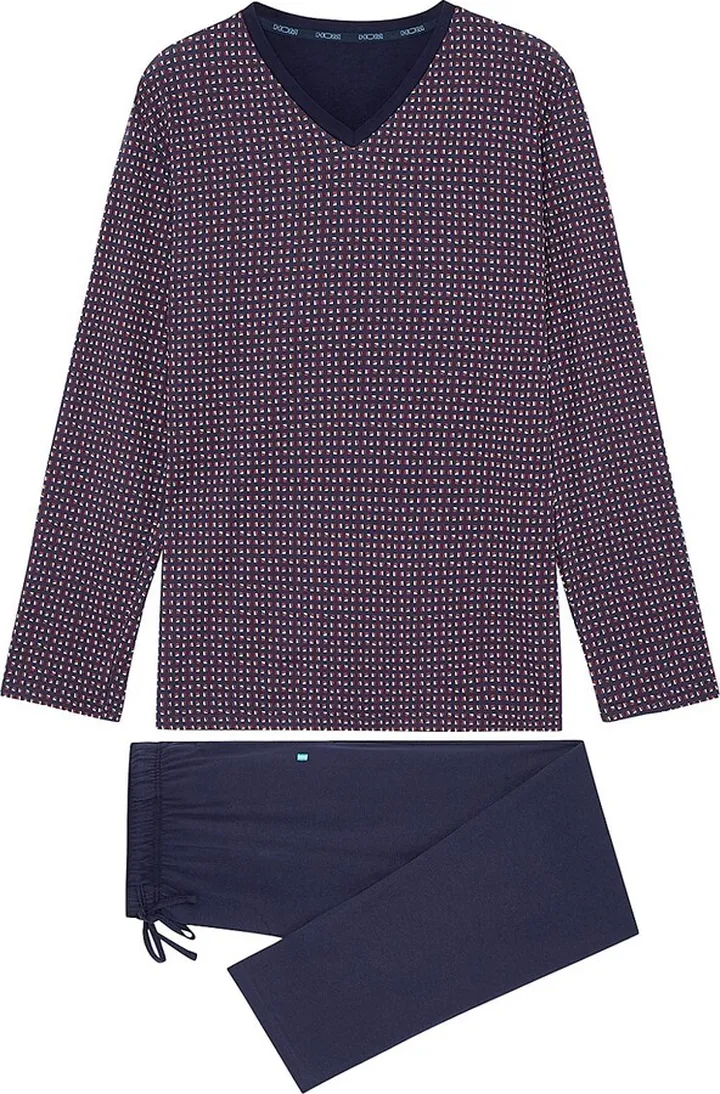 Figari Long-Sleeve Pajama Shirt & Pants Set