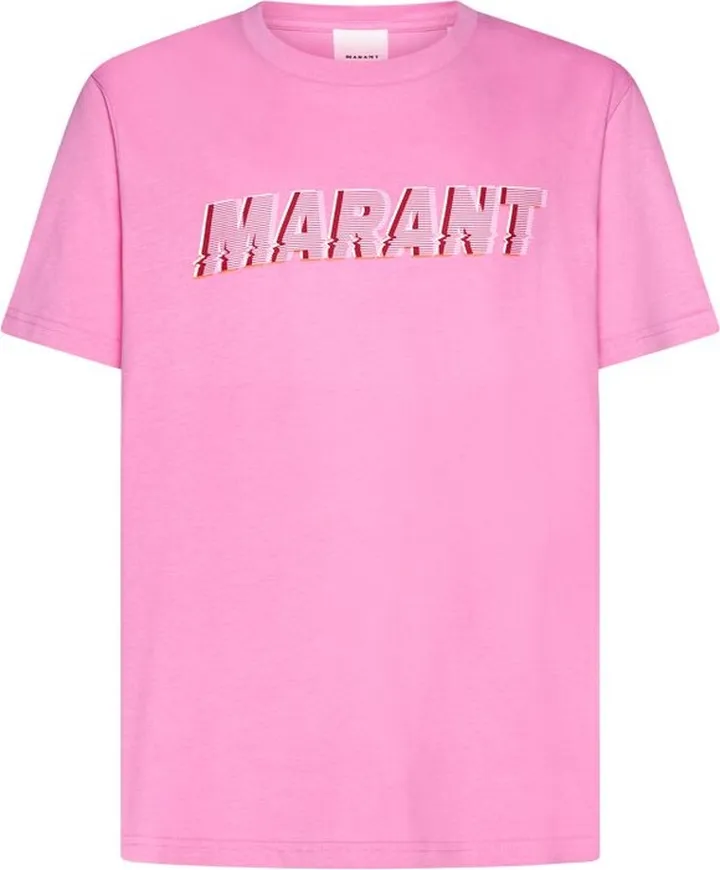 Isabel Marant Logo Printed Crewneck T-Shirt