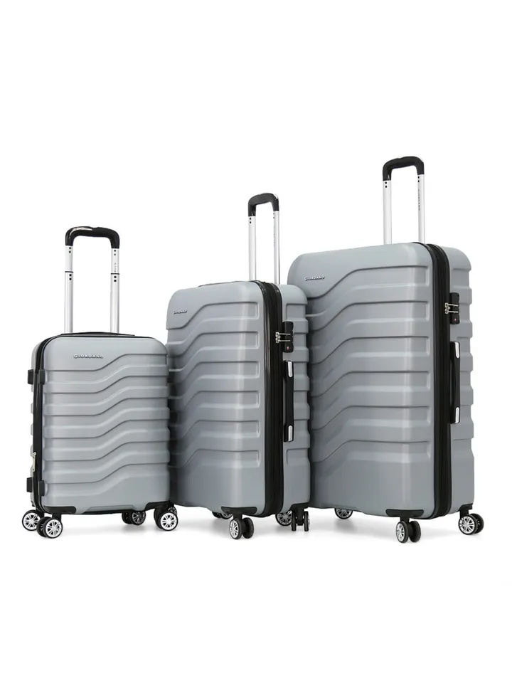 Giordano Hardside Luggage Trolley Bag 3 Pieces Set