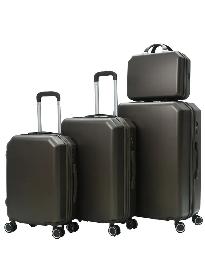4-Piece Luggage Trolley Bag Set