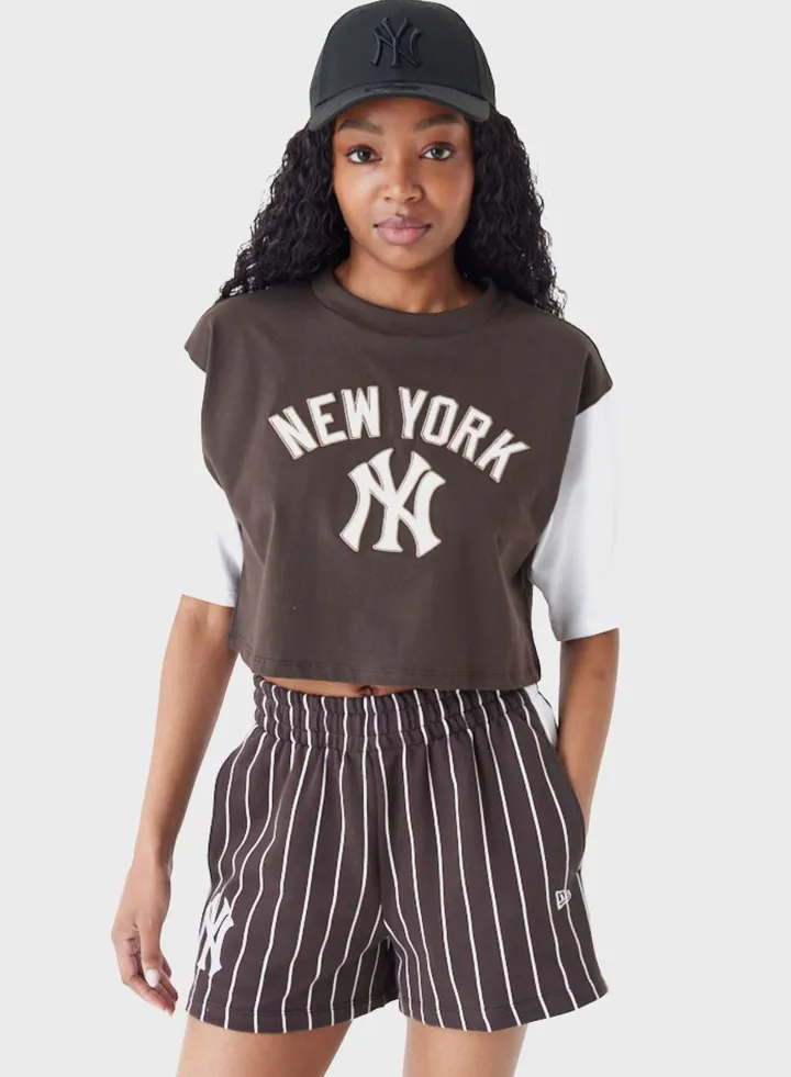 New York Yankees Mlb Cropped T-Shirt