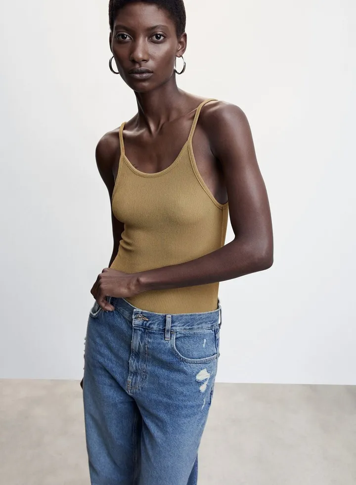 Ribbed Knitted Cami