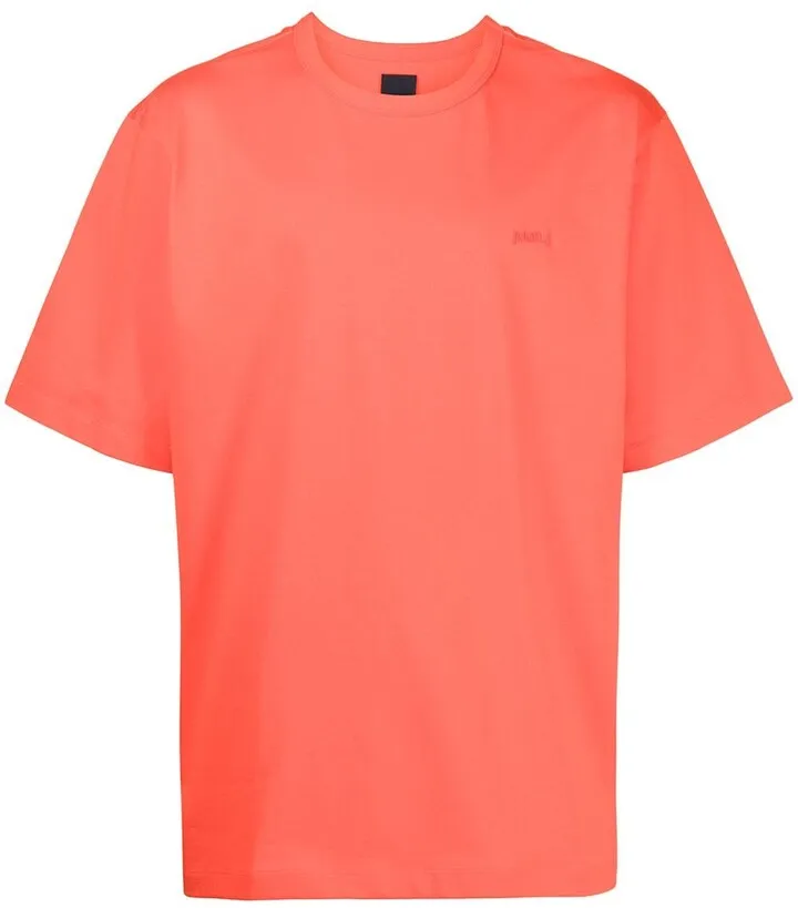 crew-neck fitted T-shirt