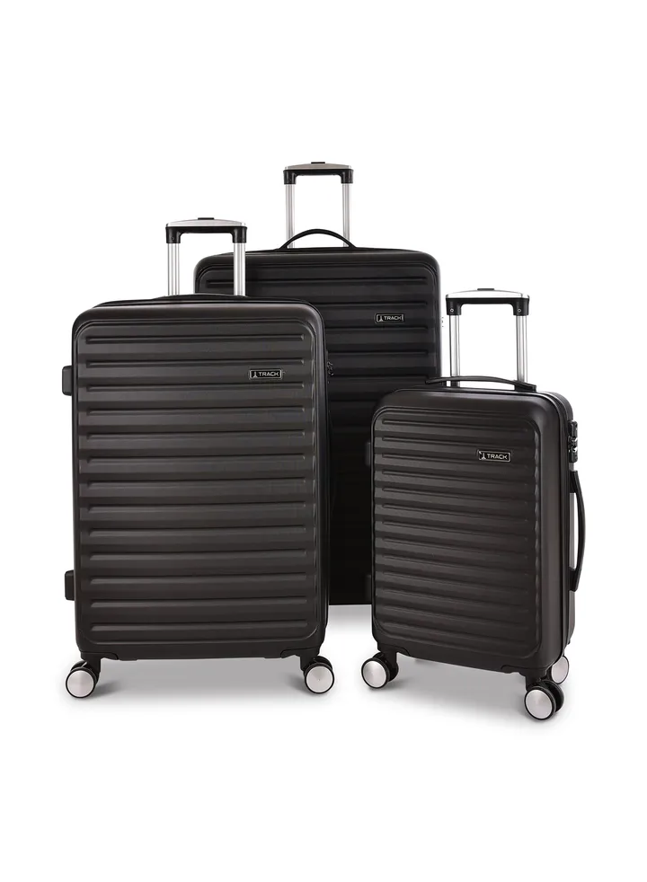 Track Luggage set 3pc ABS hard Lightweight Trolley Travel Bag 9016/3p