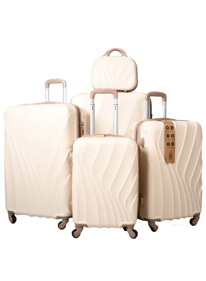 5-Piece Luggage Trolley Bag Set