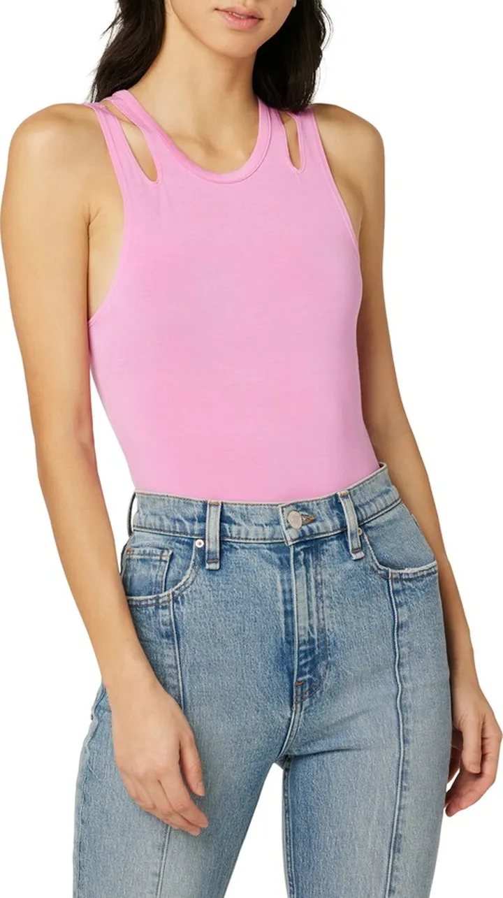 Cutout Sleeveless Bodysuit