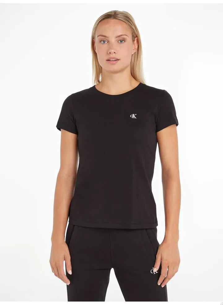 Women's Slim Organic Cotton T-Shirt, Black